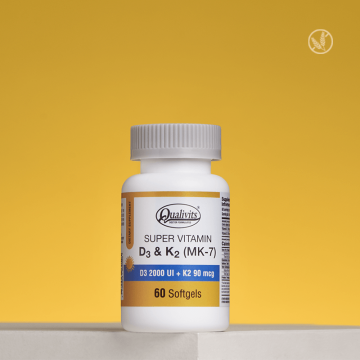 Vitamin D3 + K2 (MK‑7)